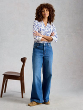 Load image into Gallery viewer, White Stuff - Annie Jersey Shirt in White Print