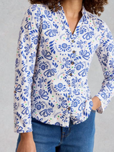 Load image into Gallery viewer, White Stuff - Annie Jersey Shirt in White Print