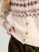 Load image into Gallery viewer, White Stuff - Arctic Fairisle Cardigan in Natural Multi