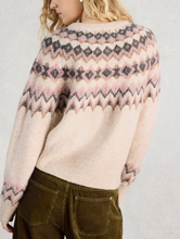 Load image into Gallery viewer, White Stuff - Arctic Fairisle Cardigan in Natural Multi