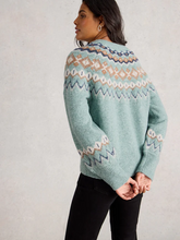 Load image into Gallery viewer, White Stuff - Arctic Fairisle Jumper in Blue Multi