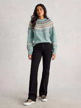 Load image into Gallery viewer, White Stuff - Arctic Fairisle Jumper in Blue Multi