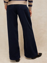 Load image into Gallery viewer, White Stuff - Ayla Cord Wide Leg Trousers in Dark Navy