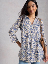 Load image into Gallery viewer, White Stuff - Bianca Linen Tunic in Ivory Print