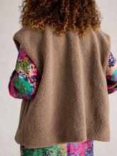 Load image into Gallery viewer, White Stuff - Borg Gilet in Dark Natural