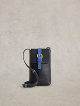 Load image into Gallery viewer, White Stuff - Clara Buckle Leather Phone Bag in French Navy