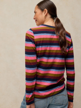 Load image into Gallery viewer, White Stuff - Clara Stripe Long Sleeve Tee in Pink Multi
