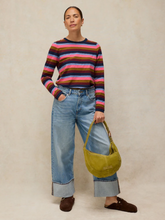 Load image into Gallery viewer, White Stuff - Clara Stripe Long Sleeve Tee in Pink Multi