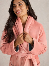 Load image into Gallery viewer, White Stuff - Clover Cosy Dressing Gown - Mid Pink