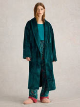 Load image into Gallery viewer, White Stuff - Clover Cosy Dressing Gown - Mid Teal