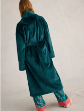 Load image into Gallery viewer, White Stuff - Clover Cosy Dressing Gown - Mid Teal
