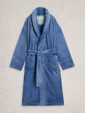 Load image into Gallery viewer, White Stuff - Clover Dressing Gown in Light Blue