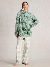 Load image into Gallery viewer, White Stuff - Clover Snuggle Hoodie in Green Multi