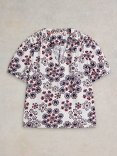 Load image into Gallery viewer, White Stuff - Elisa Top - Ivory Print