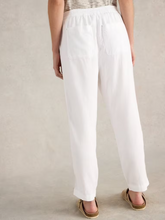 Load image into Gallery viewer, White Stuff - Elle Linen Blend Trouser in Brilliant White