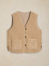 Load image into Gallery viewer, White Stuff - Emery Reversible Gilet in Light Natural