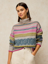 Load image into Gallery viewer, White Stuff - Felicity Fairisle Jumper in Natural Multi