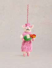 Load image into Gallery viewer, White Stuff - Fizz Mouse Hanging Decoration