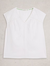 Load image into Gallery viewer, White Stuff - Fliss Floral Top in Brilliant White