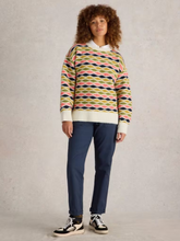 Load image into Gallery viewer, White Stuff - Gina Geo Jumper - Natural Multi