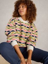 Load image into Gallery viewer, White Stuff - Gina Geo Jumper - Natural Multi