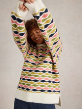 Load image into Gallery viewer, White Stuff - Gina Geo Jumper - Natural Multi