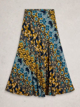 Load image into Gallery viewer, White Stuff - Hope Bias Cut Maxi Skirt in Navy Multi