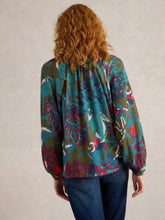 Load image into Gallery viewer, White Stuff - Imogen Top - Green Print