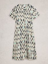 Load image into Gallery viewer, White Stuff - Iris Linen Dress in Ivory Multi