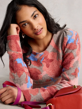 Load image into Gallery viewer, White Stuff - Jodie Printed Jumper in Red Print