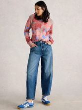 Load image into Gallery viewer, White Stuff - Jodie Printed Jumper in Red Print