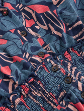 Load image into Gallery viewer, White Stuff - Jonie Shirred Jersey Dress - Blue Print