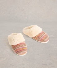 Load image into Gallery viewer, White Stuff - Knitted Mule Slipper - Natural Multi
