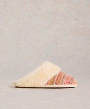 Load image into Gallery viewer, White Stuff - Knitted Mule Slipper - Natural Multi