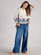 Load image into Gallery viewer, White Stuff - Lana Top in Ivory Multi