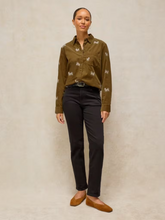 Load image into Gallery viewer, White Stuff - Libby Embroidered Cord Shirt in Khaki Green