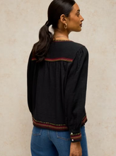 Load image into Gallery viewer, White Stuff - Lizzie Embroidered Top in Black Multi
