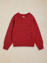 Load image into Gallery viewer, White Stuff - Lucie Crew Neck Jumper in Bright Red