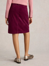 Load image into Gallery viewer, White Stuff - Melody Organic Cord Skirt - Deep Red