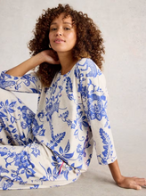 Load image into Gallery viewer, White Stuff - Mia Boxy PJ Top & Trina Cropped PJ Bottoms in Natural Print