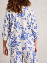 Load image into Gallery viewer, White Stuff - Mia Boxy PJ Top & Trina Cropped PJ Bottoms in Natural Print