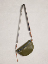 Load image into Gallery viewer, White Stuff - Mini Sebby Studded Sling Bag in Khaki Green