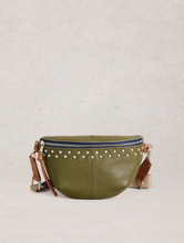 Load image into Gallery viewer, White Stuff - Mini Sebby Studded Sling Bag in Khaki Green