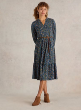 Load image into Gallery viewer, White Stuff - Naya Jersey Dress - Navy Multi