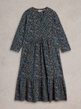 Load image into Gallery viewer, White Stuff - Naya Jersey Dress - Navy Multi