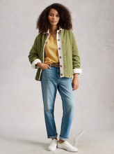 Load image into Gallery viewer, White Stuff - Nelly Notch Texture Tee in Light Yellow