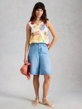 Load image into Gallery viewer, White Stuff - Paradise Organic Cotton Vest in Ivory Print