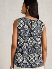 Load image into Gallery viewer, White Stuff - Paradise Cotton Vest in Navy Print