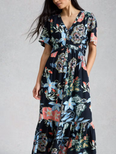 Load image into Gallery viewer, White Stuff - Phoebe Midi Dress in Navy Multi
