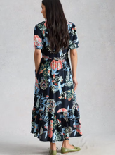 Load image into Gallery viewer, White Stuff - Phoebe Midi Dress in Navy Multi